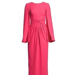 Theia Cape Sleeve Gown